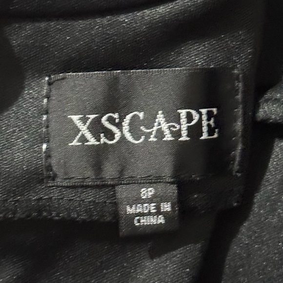 Xscape Black Maxi Dress with Gold Embellishments - Picture 9 of 10